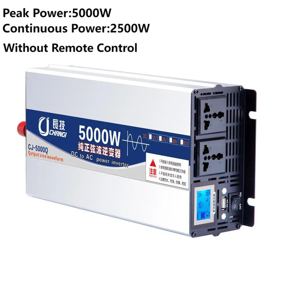Solar inversor 10000W 12000W 24v 110v 220v Onda Pura Power Pure Sine Wave Inverter 12v Inversores Solares Voltage Car Converter