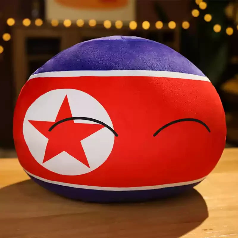 Newest 10cm 68 Styles Country Ball Plush Toy Polandball Pendant Country Flag Ball Gifts for Children Kazakhstan Countryball Stuf