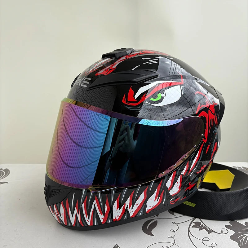 Full Face Motorcycle Helmet Men Women DOT Winter Safety Anti-Fog Waterproof Riding Motorbike Helmet Casco Motocross