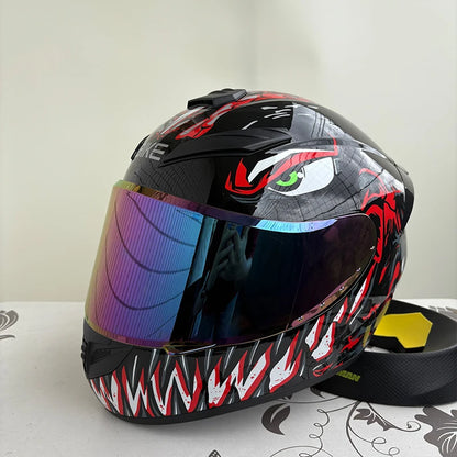 Full Face Motorcycle Helmet Men Women DOT Winter Safety Anti-Fog Waterproof Riding Motorbike Helmet Casco Motocross