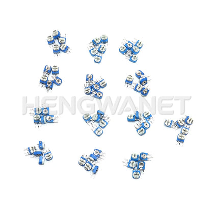RM063 65PCS Trimmer Potentiometer Adjustable Resistance 100R~1M Potentiometers 1K 5K 10K 20K 50K 100K 500K 1M Variable Resistors