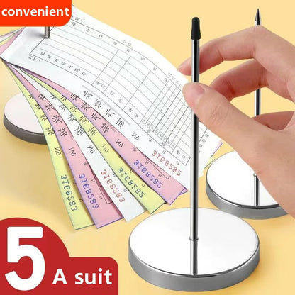 Security memo clip stick, suitable for cash register paper ordering desk