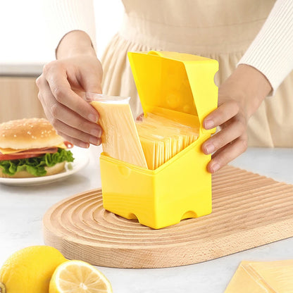 Clamshell Cheese Box, Household Kitchen Crisper, Butter, Cheese, Cheese Packaging Storage Box, Refrigerator Food Crisper Box
