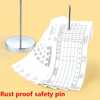 Security memo clip stick, suitable for cash register paper ordering desk