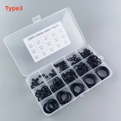 Rubber O Ring Set Gaskets Seal Nitrile Rubber Bands High Pressure O-Rings Repair Kit Sealing Elastic Band O Rubber Rings