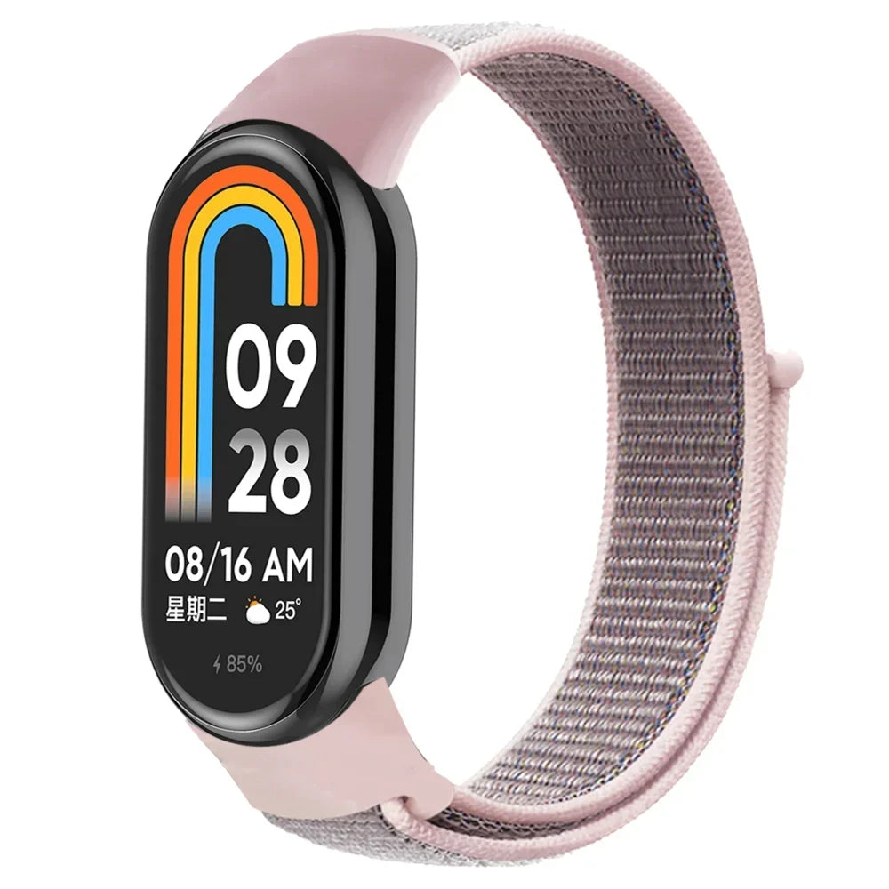 Nylon Loop Strap For Xiaomi Mi Band 10 Smart Watch Belt Wristband Breathable Watchband Correa For Mi Band 9/8 Strap Accessories