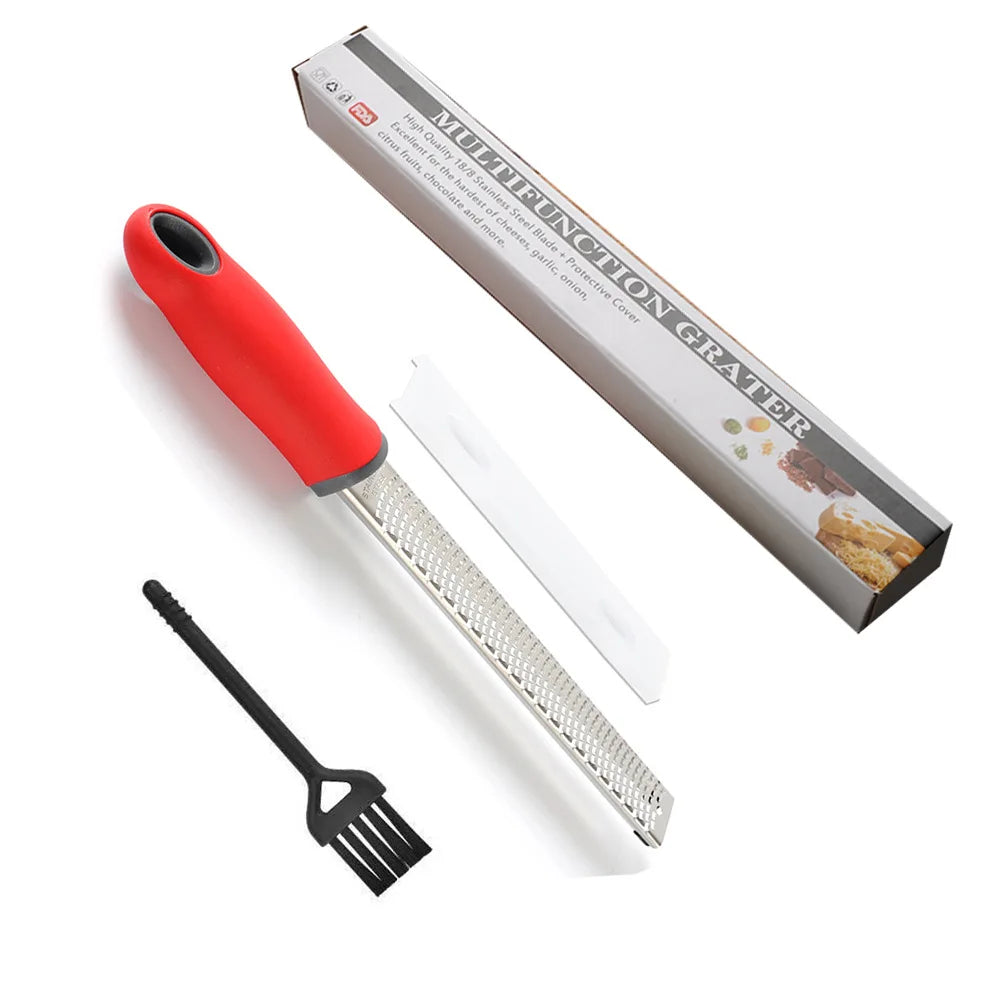 Stainless Steel Fruit Cheese Grater, Chocolate Lemon Peel Cheese Shavings Grater, Scraper, Kitchen Tool