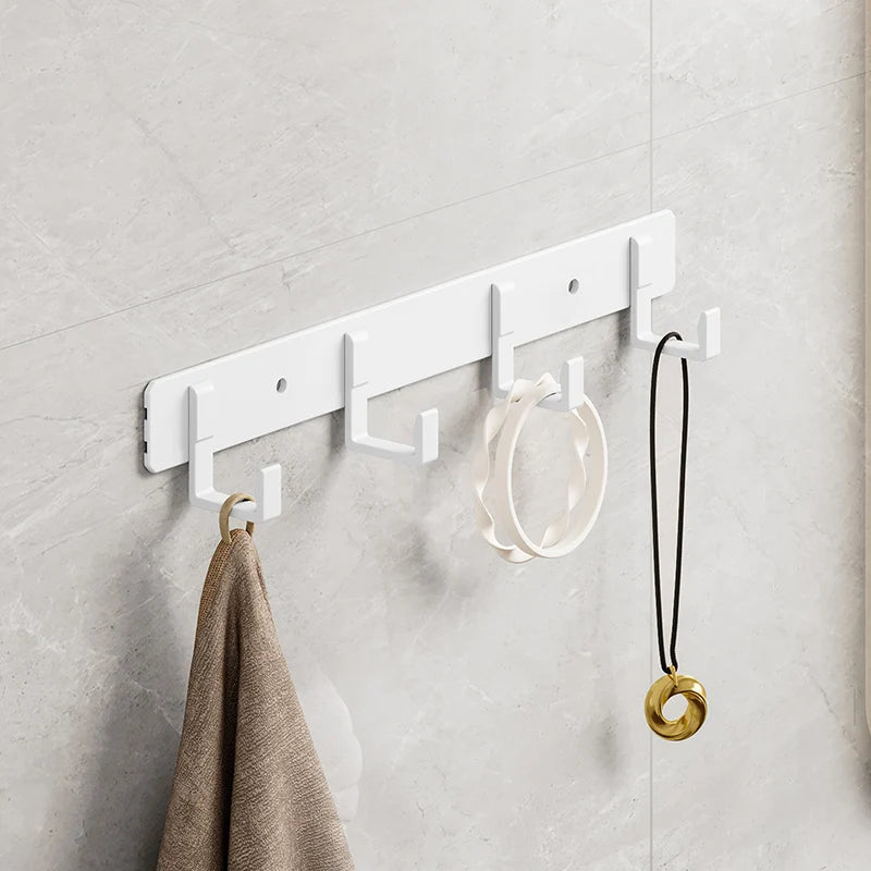 Hook White Towel Hook For Bathroom Clothes Coat Hook Bedroom Robe Hook Livingroom Kitchen Accessori