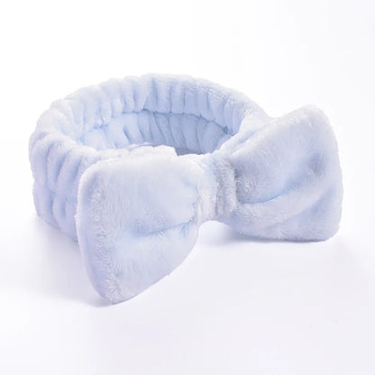 1/2/3Pcs Face Wash Absorbent Wristband Headband Hair Accessories Set Women Girls Coral Fleece Hair Bands Cuff Waterproof Bands