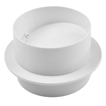 1pc Ventilation Pipe Round Check Valve Air Duct Control Exhaust Fan Pipe Accessories Kitchen Exhaust Fan Hose Anti-odor Valve
