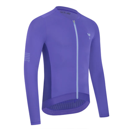 YKYWBIKE Core Cycling Jersey Men UPF 50+ Pro Team Bicycle Shirt Long Sleeve Breathable Road Bike Maillot Cycling Clothing MTB