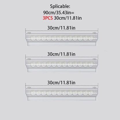 30cm-150cm Kitchen Takeaway Order Organizer Ticket Holder PVC Takeout Orders & Restaurant Tickets Rack for Office Cafes Pubs
