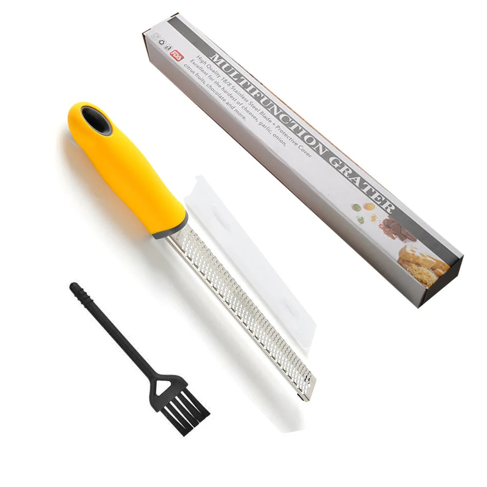 Stainless Steel Fruit Cheese Grater, Chocolate Lemon Peel Cheese Shavings Grater, Scraper, Kitchen Tool