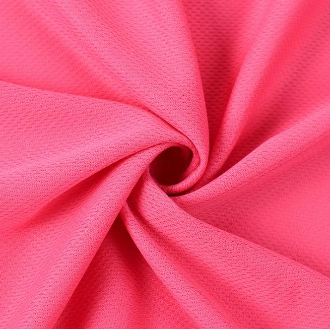 Bird Eye Quick Dry Sport Training Jersey Fabric Moisture Wicking Breathable Mesh Short Sleeve Athletic Shirt Clothing Material