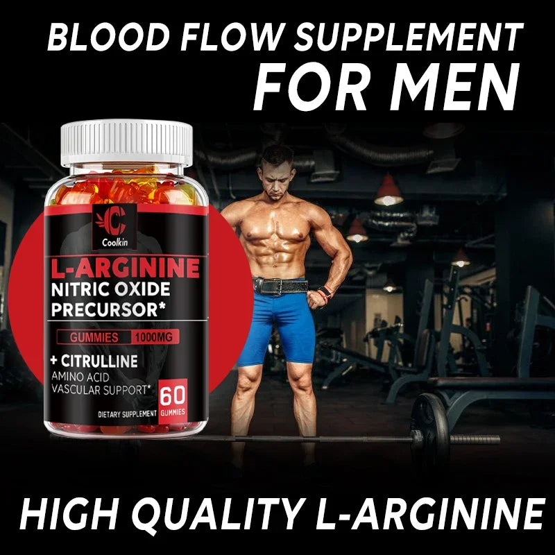 L-Arginine Supplement - Supports Vascular and Heart Health, Boosts Energy, Promotes Muscle Growth and Improves Endurance