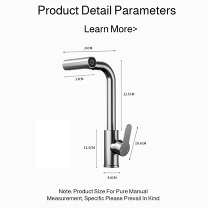 Kitchen Washbasin Faucet Four Gears Hot And Cold Sink Faucet Telescopic Waterfall Pullout Faucet Splash-Proof Various Countertop