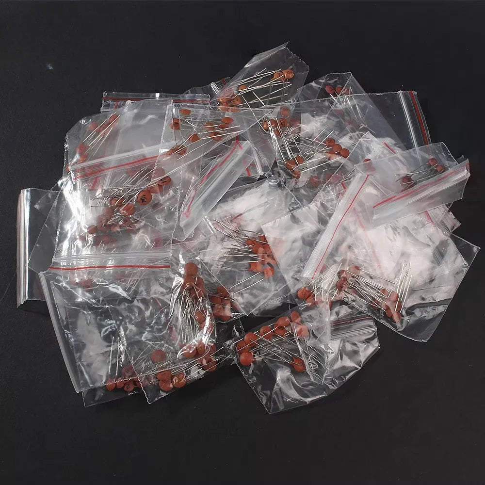 300/960pcs Ceramic Capacitors Kit 2pF-0.1uF Electronic Components Package Capacitor Assorted Samples Diy Kit