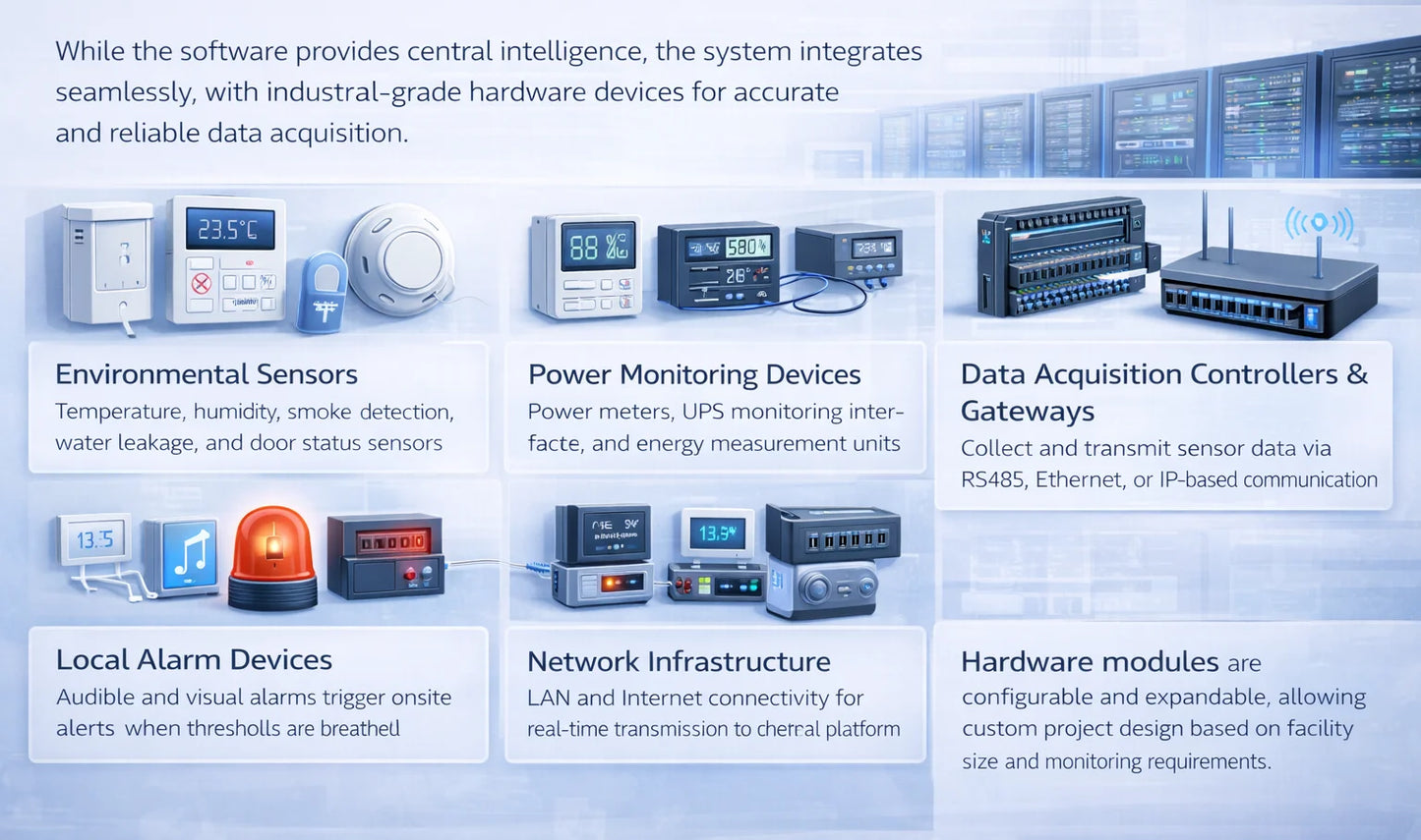 Professional Infrastructure Protection Real-Time Environmental Monitoring |  Data Center Monitoring Software – OEM Available