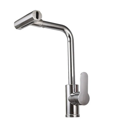 Kitchen Washbasin Faucet Four Gears Hot And Cold Sink Faucet Telescopic Waterfall Pullout Faucet Splash-Proof Various Countertop