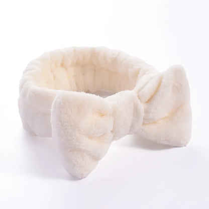 1/2/3Pcs Face Wash Absorbent Wristband Headband Hair Accessories Set Women Girls Coral Fleece Hair Bands Cuff Waterproof Bands