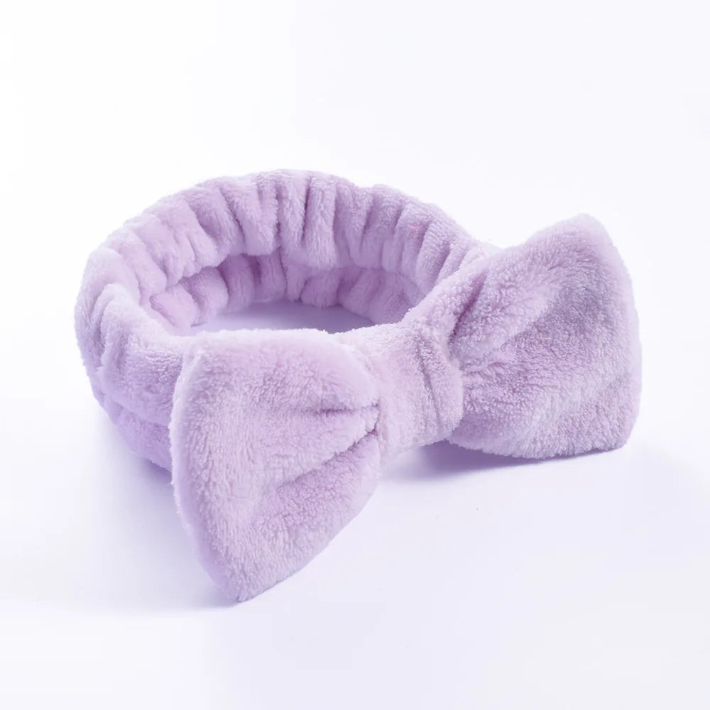 1/2/3Pcs Face Wash Absorbent Wristband Headband Hair Accessories Set Women Girls Coral Fleece Hair Bands Cuff Waterproof Bands