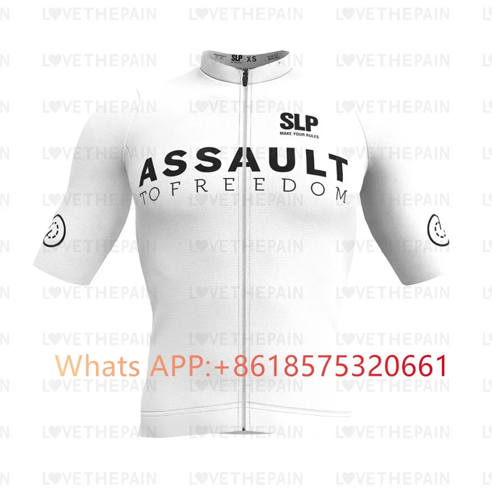 SLp Men Cycling Jersey Classic Cycling Racing Tops Short Sleeve Cyclist Clothes Shirt Maillot Summer Bicycle Bike Wear SLOPLINE