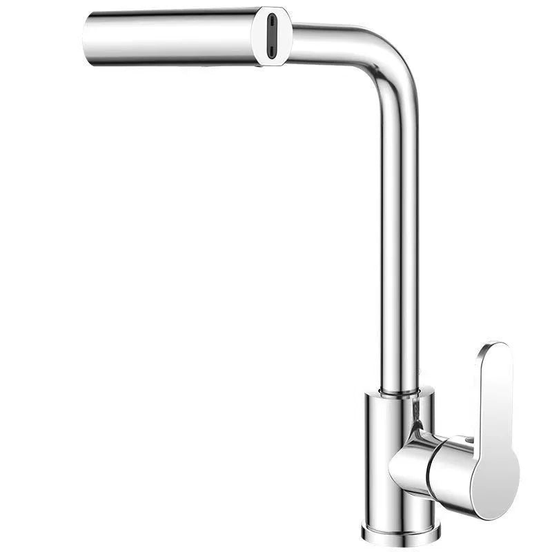 Kitchen Washbasin Faucet Four Gears Hot And Cold Sink Faucet Telescopic Waterfall Pullout Faucet Splash-Proof Various Countertop