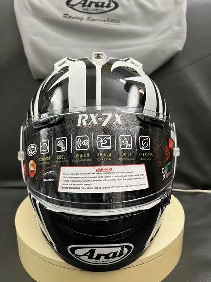 Full Face Motorcycle helmet rx7x RX-7X nakano black helmet Riding Motocross Racing Motobike Helmet Casco De Motocicleta