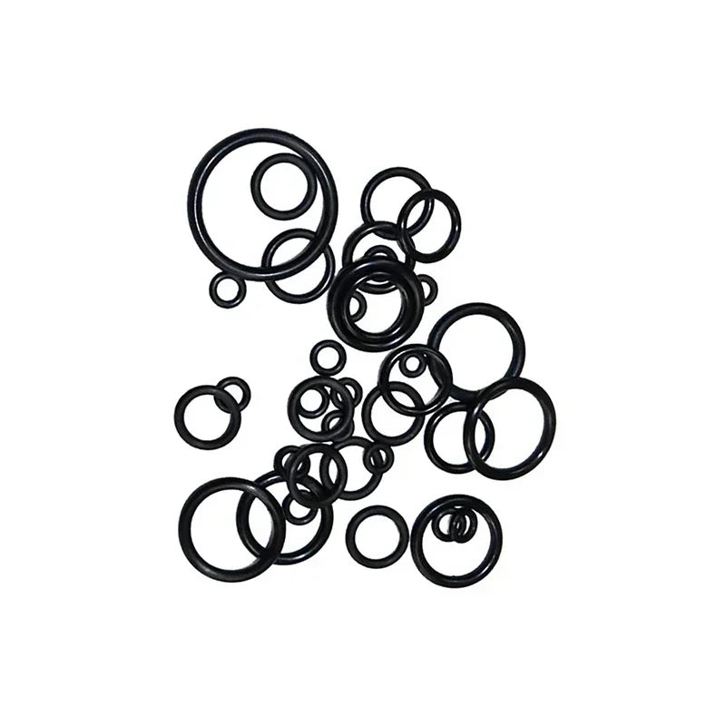 200pcs Rubber O-rings for Faucet, Hose, Valve, Water & Oil Proof Seals, Washer Combo Set, Universal Plumbing Accessories