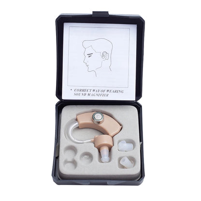 BTE Hearing Aid Ear for Deafness Sound Amplifier Adjustable Hearing Aids Portable Super Ear Hearing Amplifier for the Elderly