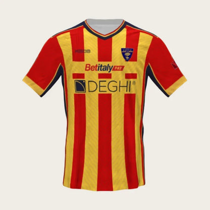 US Lecce Football Jersey Sports Casual T-Shirt Breathable Quick Dry Elastic Daily Training Top for Men Women Kids
