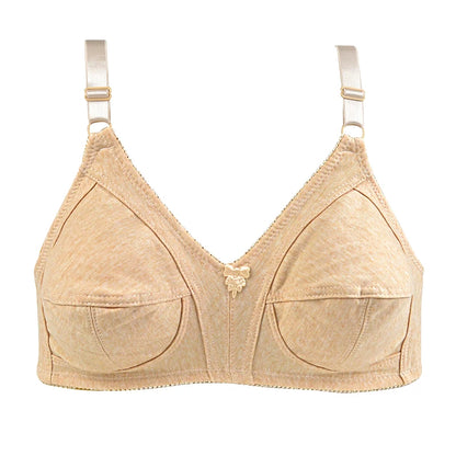 Wireless Soft Non Padded Cotton Bras For Women Comfortable Underwear Everyday Thin Lingerie C D Cup