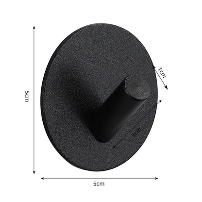 Adhesive Wall Hooks Towel Holder Door Key Cloth Coat Bathroom Robe Hanger Kitchen Hardware Rack Bag Hook Organizer For Hanging