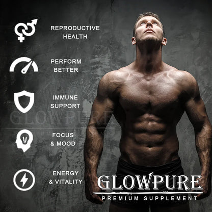 Organic Male Enhancing Supplement with Black Maca Stamina & Energy, Men's Muscle Enlargement