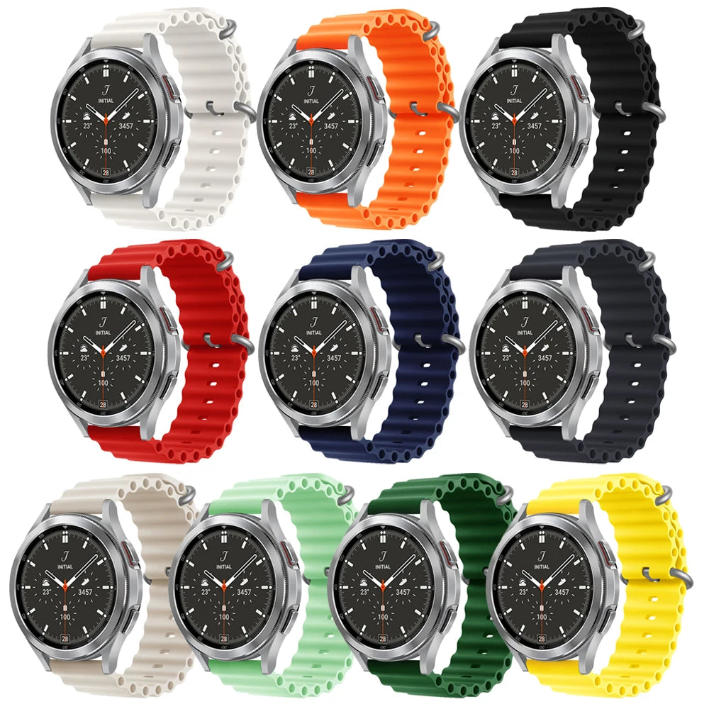 22mm For Huawei Watch GT5 46mm Strap Silicone Sport Wristband 18mm Band For Huawei Watch GT5 41mm GT4 41mm Ocean Watchband