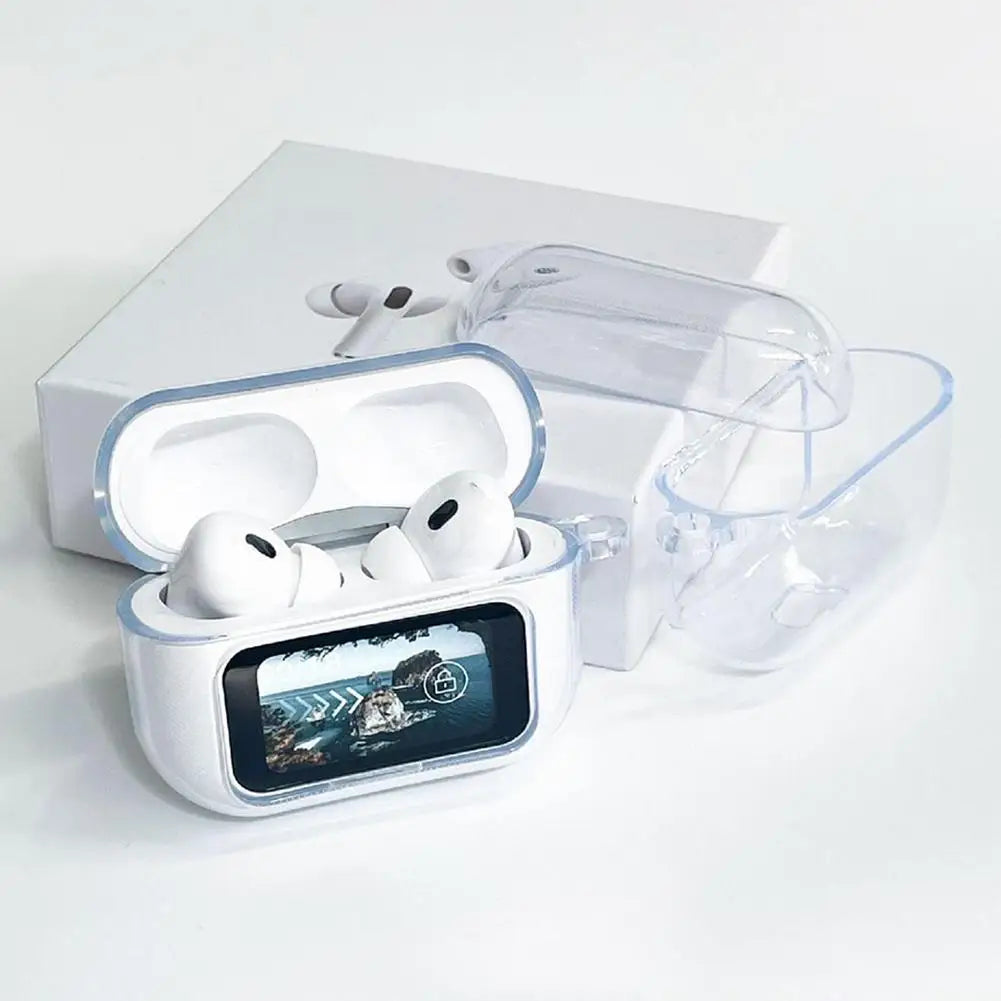 Transparent Silicone Cover For A9PRO Headphones Protective Case Anti-fall Shockproof Dustproof Wireless Earphones Shell Case