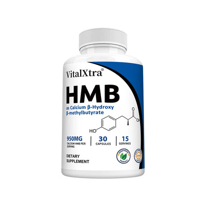 Ultra Strength HMB Supplement Capsules, Supports Muscle Growth, Maintains Muscle Health, and Supports Recovery After Exercise