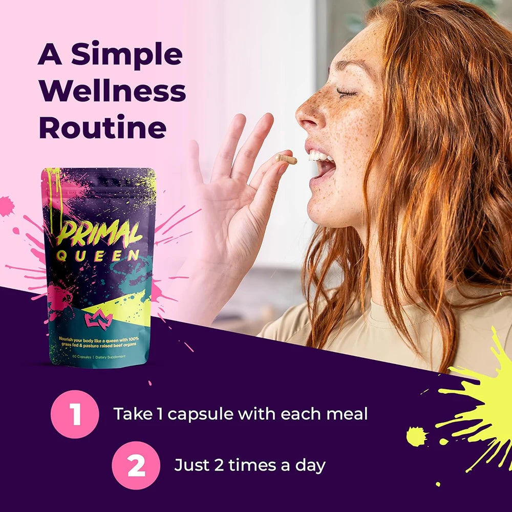 Supplement for Women - Supports Hormone Balance, Energy & Wellness - Liver, Heart, Kidney, Bone Marrow - Female Support Blend