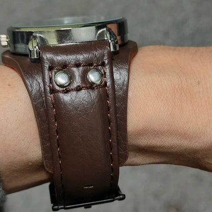 Leather Watch Strap for Fossil CH2564 CH2565 CH2891CH3051 Wristband 22mm 20mm Black Brown Tray Watchband with Rivet Style