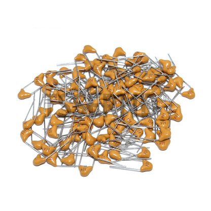 100pcs Monolithic Capacitor 101 102 103 104 105 220 330 50V 100PF 1NF 10NF 0.1UF 22PF 33PF Multilayer Ceramic Capacitors