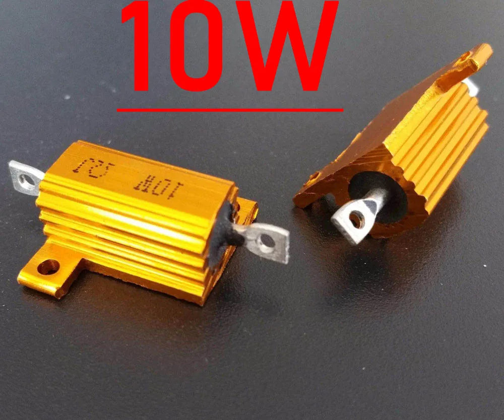 5W- 100W Power Metal Resistor 1 ohm 2ohm 4ohm 8ohm 10ohm resistance Battery charge discharge decoder Amplifier test dummy Load