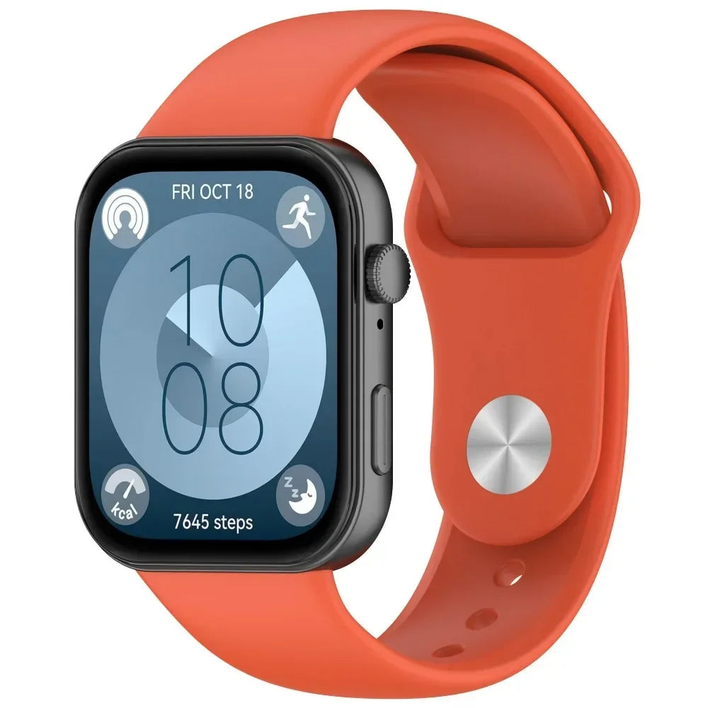 Silicone Strap for Huawei Watch Fit 3/4/5 Sports Breathable Wristband Replacement Wristband for Huawei Watch Fit 4/5 Pro band
