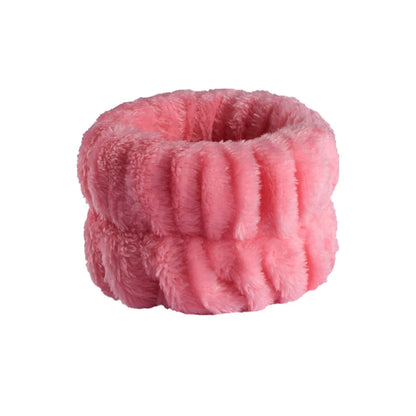1/2/3Pcs Face Wash Absorbent Wristband Headband Hair Accessories Set Women Girls Coral Fleece Hair Bands Cuff Waterproof Bands