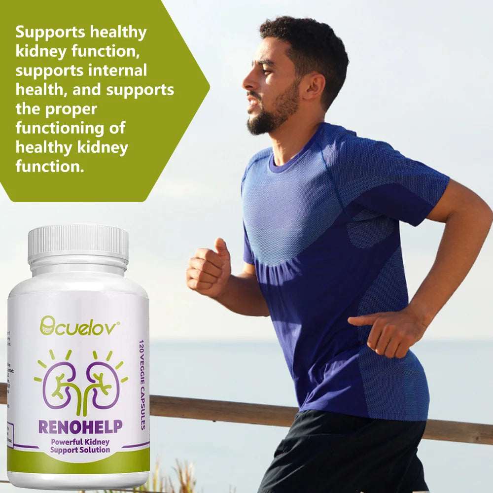 Natural Kidney Support Supplement - Supports Kidney Health and Cleanse Repairs Damage & Normal Function,120 Capsules