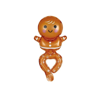 10/50 Wrist Balloons Santa Claus Snowman Gingerbread Man Reindeer Christmas Party New Year's Gifts Foil Wristband Balloons