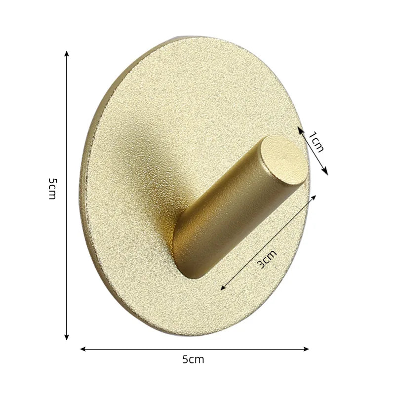 Adhesive Wall Hooks Towel Holder Door Key Cloth Coat Bathroom Robe Hanger Kitchen Hardware Rack Bag Hook Organizer For Hanging
