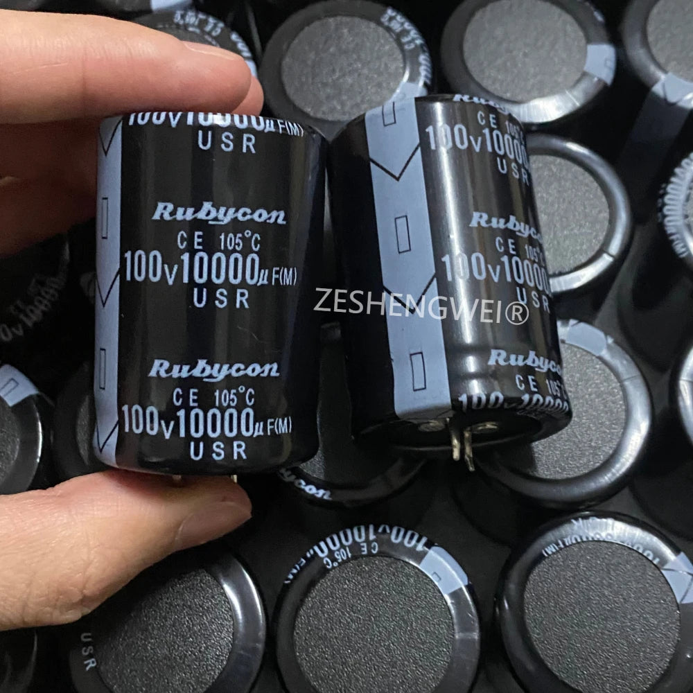 1-20PCS 100V10000UF Electrolytic capacitor 10000UF100V 10000uf 100v 35*50mm Amplifier Audio Filter Capacitors