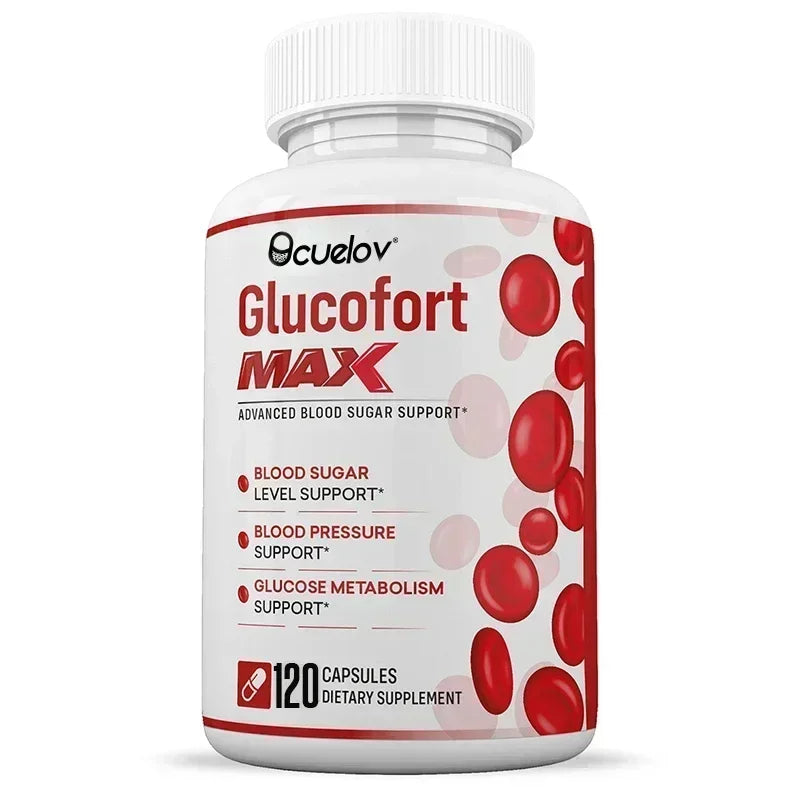 Glucofort Supplement Capsule with Vitamin C, Ginseng, Advanced Blood Sugar Support, Promotes Immune, Boosts Metabolism