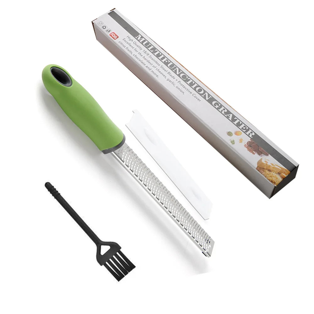 Stainless Steel Fruit Cheese Grater, Chocolate Lemon Peel Cheese Shavings Grater, Scraper, Kitchen Tool