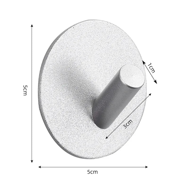Adhesive Wall Hooks Towel Holder Door Key Cloth Coat Bathroom Robe Hanger Kitchen Hardware Rack Bag Hook Organizer For Hanging